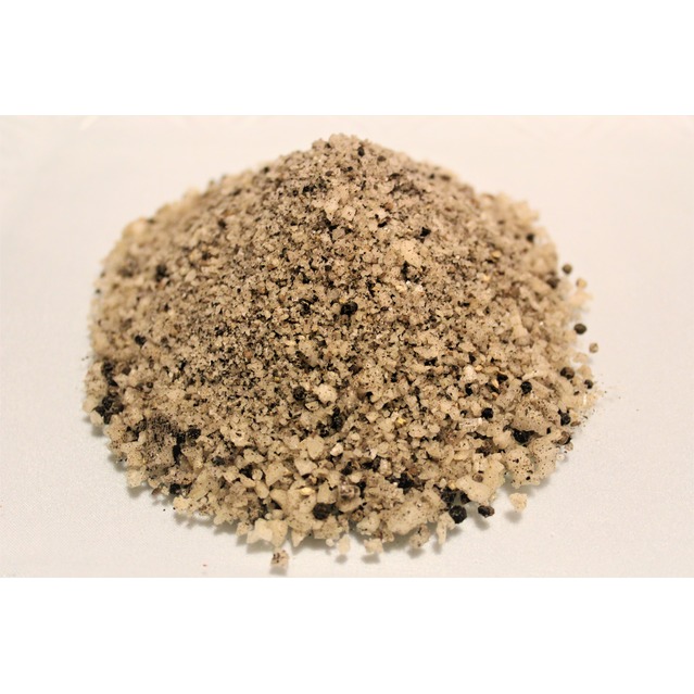 ’’Sel fou’’ Poivre noir du Viêtnam au gros sel de source 100% naturel de Salies de Béarn , recharge 85 grammes.