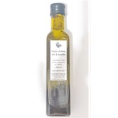 Huile d'olive ail & basilic, bouteille en verre 250 ml