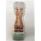 ’’Sel fou’’ du Pécheur © au gros sel gemme de source 100% naturel de Salies de Béarn , moulin en verre, 85 gr.