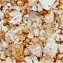 ’’Sel fou’’ Orange - Gingembre © au gros sel gemme de source 100% naturel de Salies de Béarn en gros plan.