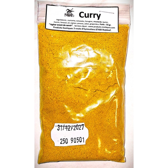 Curry, sachet de 50 gr
