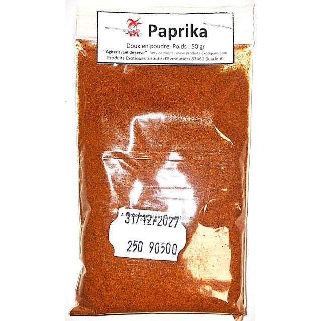 Paprika, VRAC 50 gr