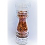 Pack 4 sel fou Spécial Grillades au gros sel de source 100% naturel de Salies de Béarn, moulin en verre, 85 gr. 