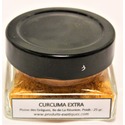 Curcuma Extra de la Réunion, (safran jaune) pot en verre 25 gr.