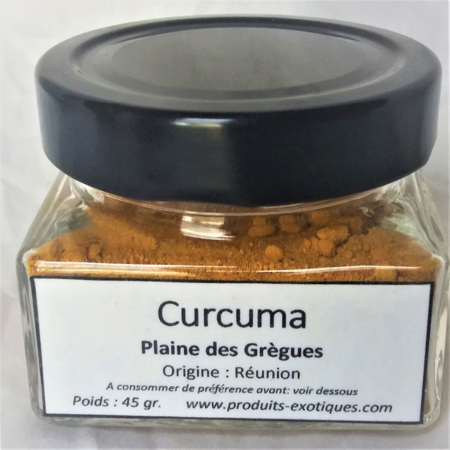 Curcuma de la Réunion, Safran jaune, en vrac.
