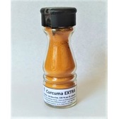 Curcuma Extra, Safran jaune mauricien, saupoudreur de 50 gr